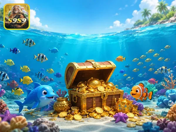 Makhluk laut dan hadiah pengali di Dragon Fishing